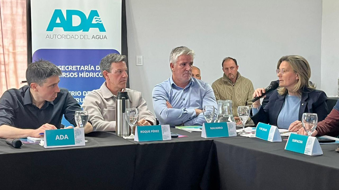 ​Gentile particip&oacute; de la reuni&oacute;n del Comit&eacute; de Cuenca del R&iacute;o Salado