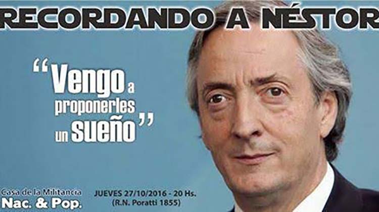 Homenaje a N&eacute;stor Kirchner