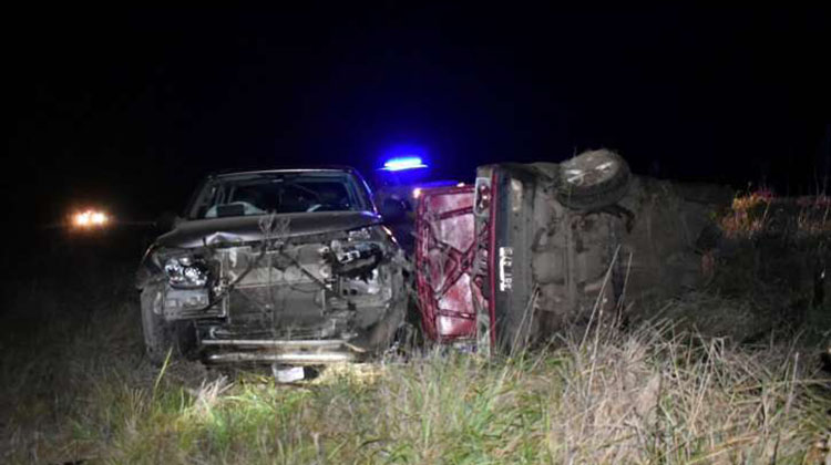 ​Choque en Ruta 5: Kino "El Cantante" y una familia de 9 de Julio sufrieron un accidente cerca de Suipacha