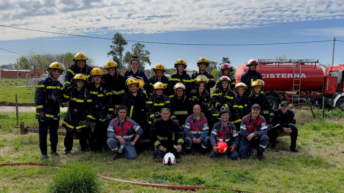 Bomberos Voluntarios de 9 de Julio forman una nueva camada de aspirantes