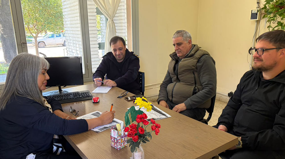 Seguridad y Tr&aacute;nsito coordin&oacute; nuevas acciones preventivas en Dudignac