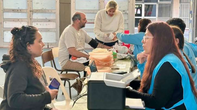 50 donantes se acercaron a la colecta de sangre