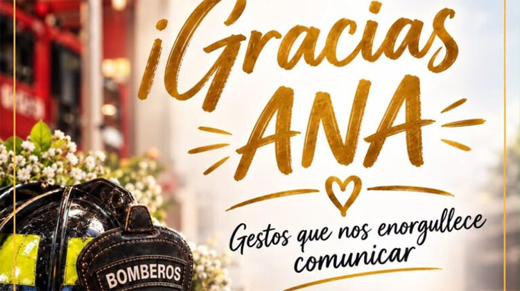 Vecina celebr&oacute; sus 70 a&ntilde;os con una emotiva donaci&oacute;n a los Bomberos Voluntarios
