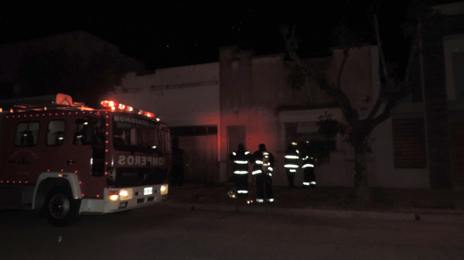 Principio de incendio en una vivienda