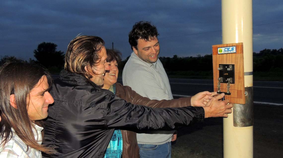 Nuevas luminarias en Acceso a El Provincial