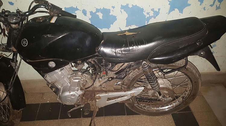 Apareci&oacute; la moto robada