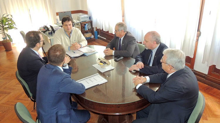 Barroso recibi&oacute; al presidente de escribanos 