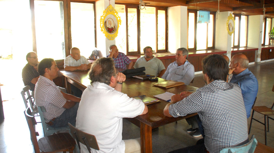 Reuni&oacute;n de delegados en Quiroga