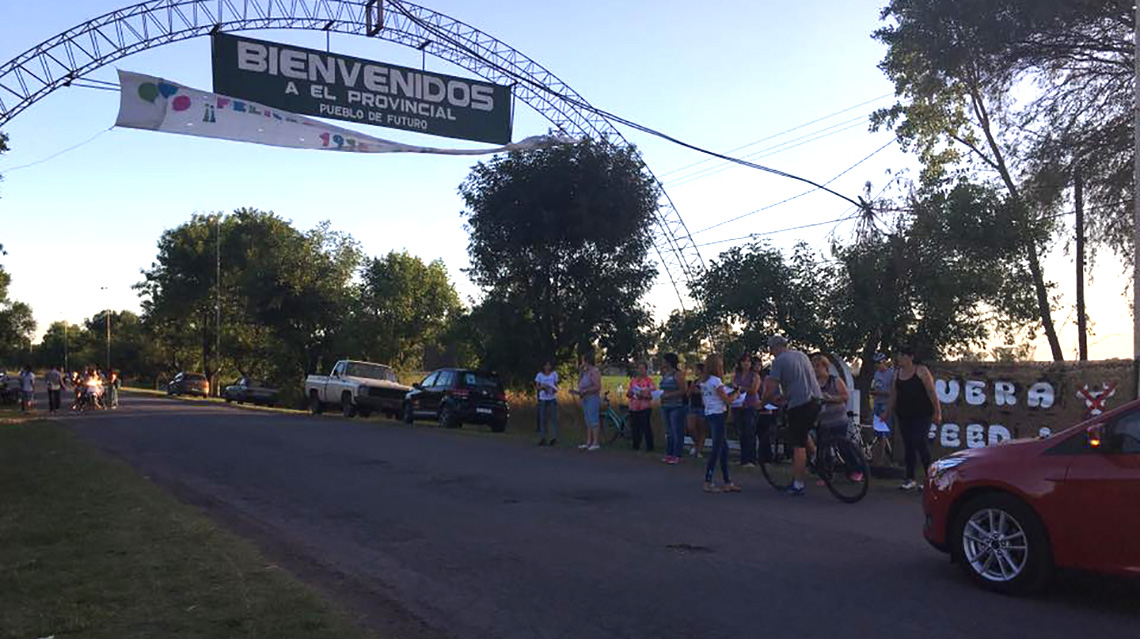 Firme presión para el traslado del Feed lot 