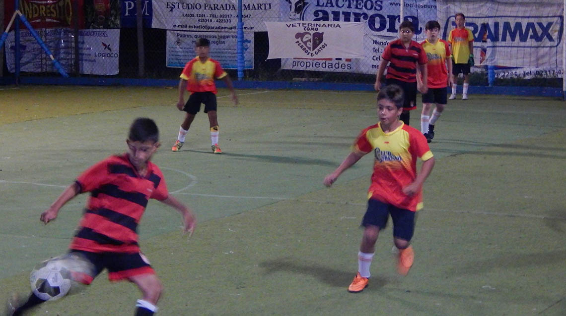 Fútbol en el Baby de San Martín 