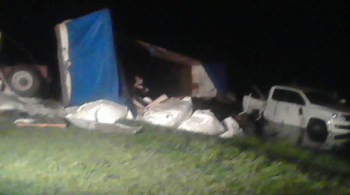 Triple accidente vial en Ruta 5