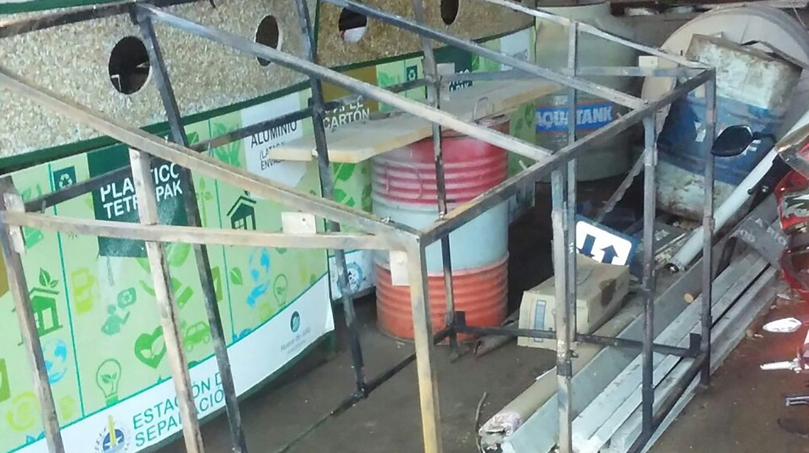 Vandalismo en el Parque 