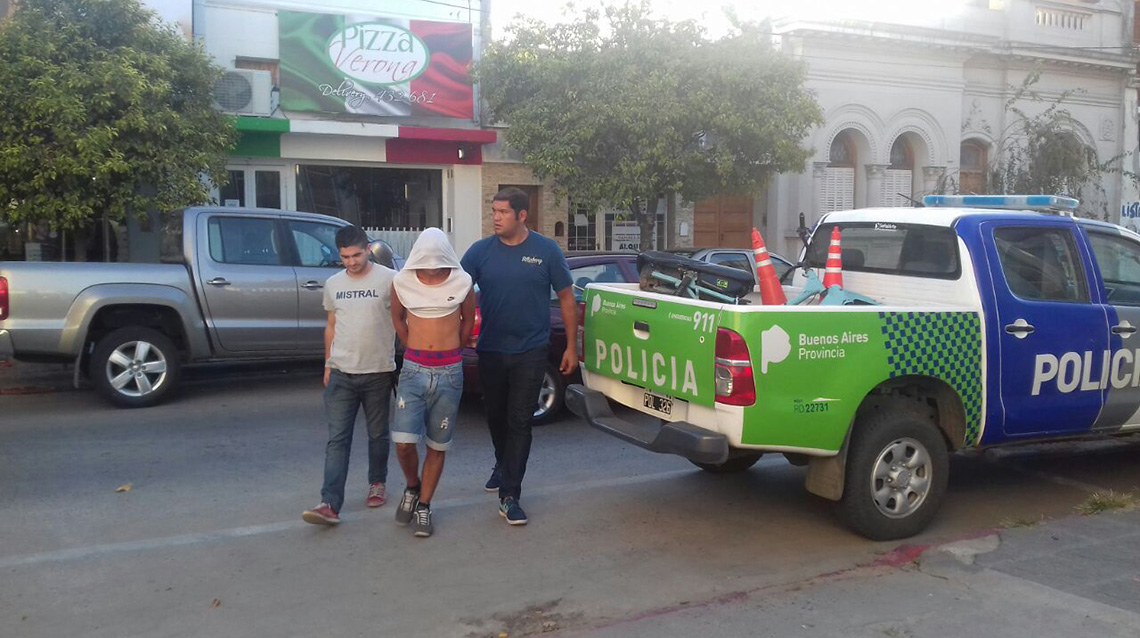 Detenido por robo calificado