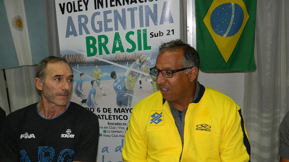 Estan las selecciones de Argentina - Brasil 