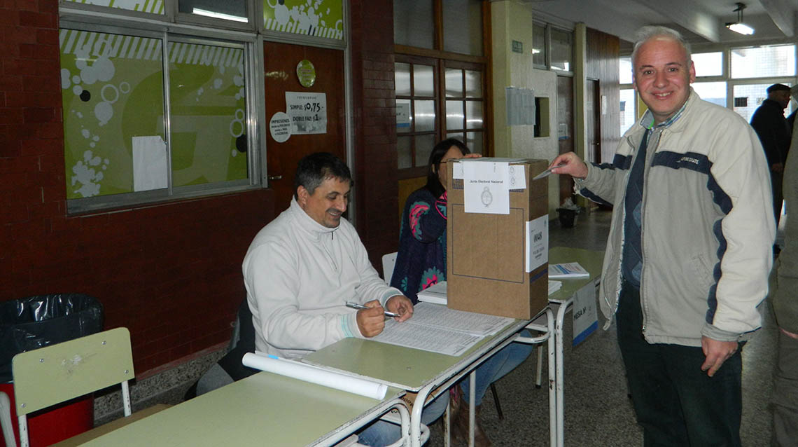 PASO 2017: Vot&oacute; Dar&iacute;o Lanieri