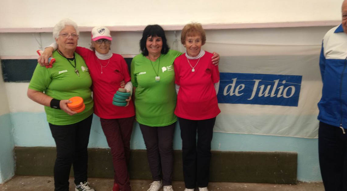 Plata en tejo femenino