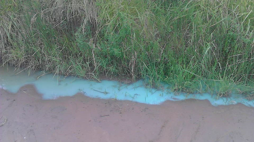 Denuncian derrame de agroqu&iacute;micos sobre camino rural 