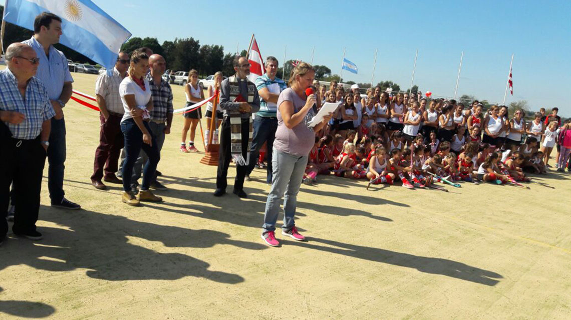 ​Atlético inauguró su cancha de Hockey