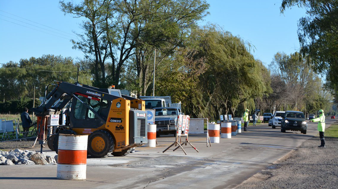 ​Obras en el Acceso Pte. Perón 