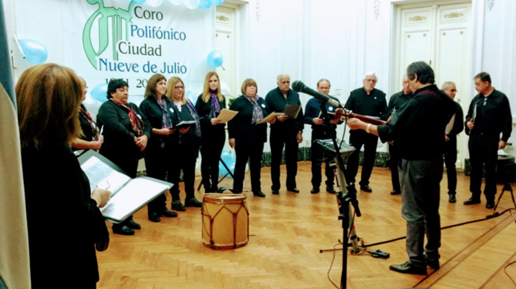 ​El coro Polifónico de festejo