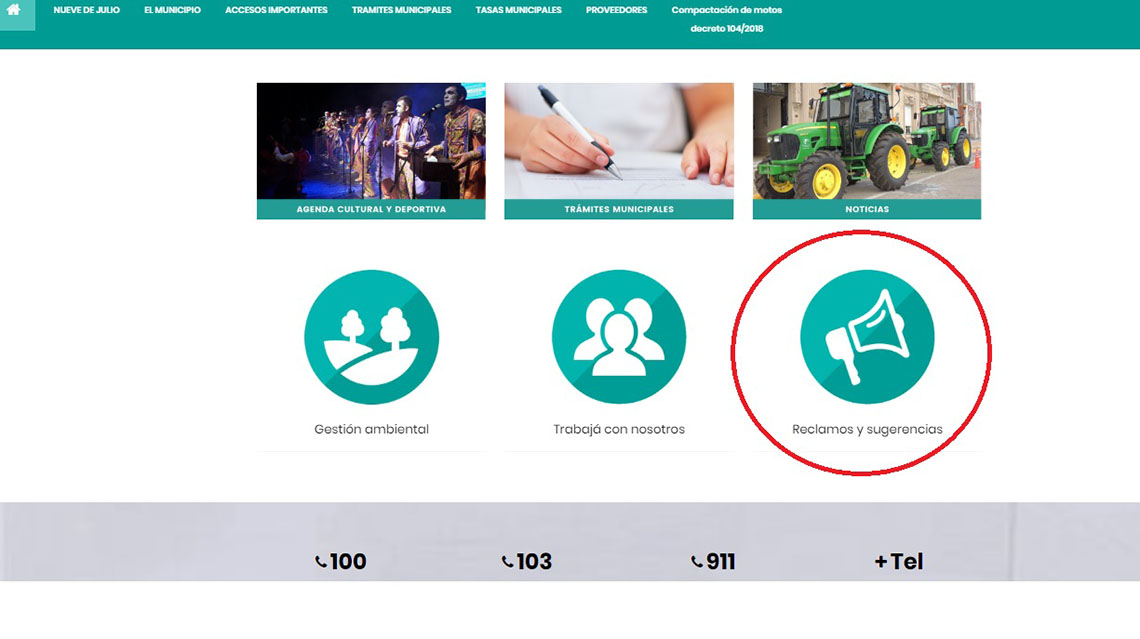 Reclamos on-line
