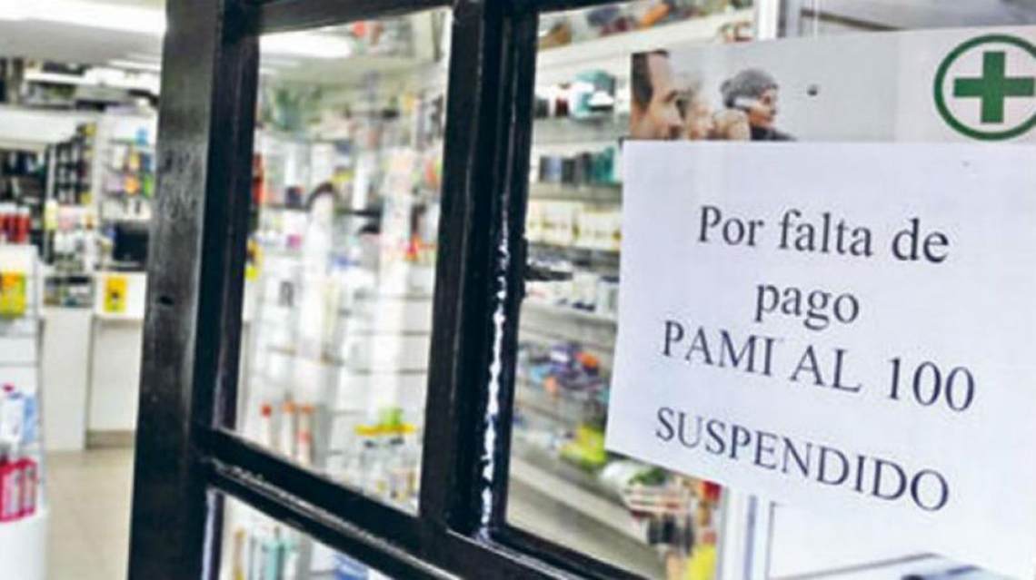 Farmacias suspenden servicios de PAMI