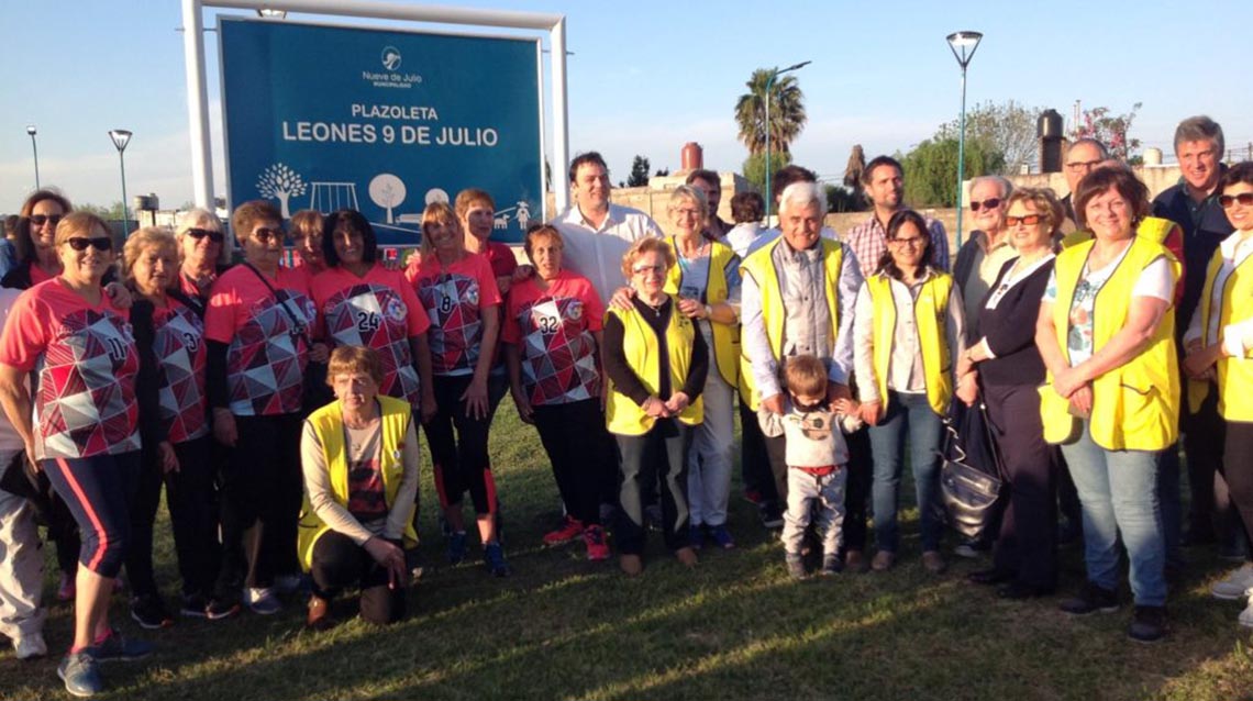 ​Inauguraron Plazoleta Leones 