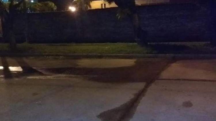 ​Reclamo por caño roto