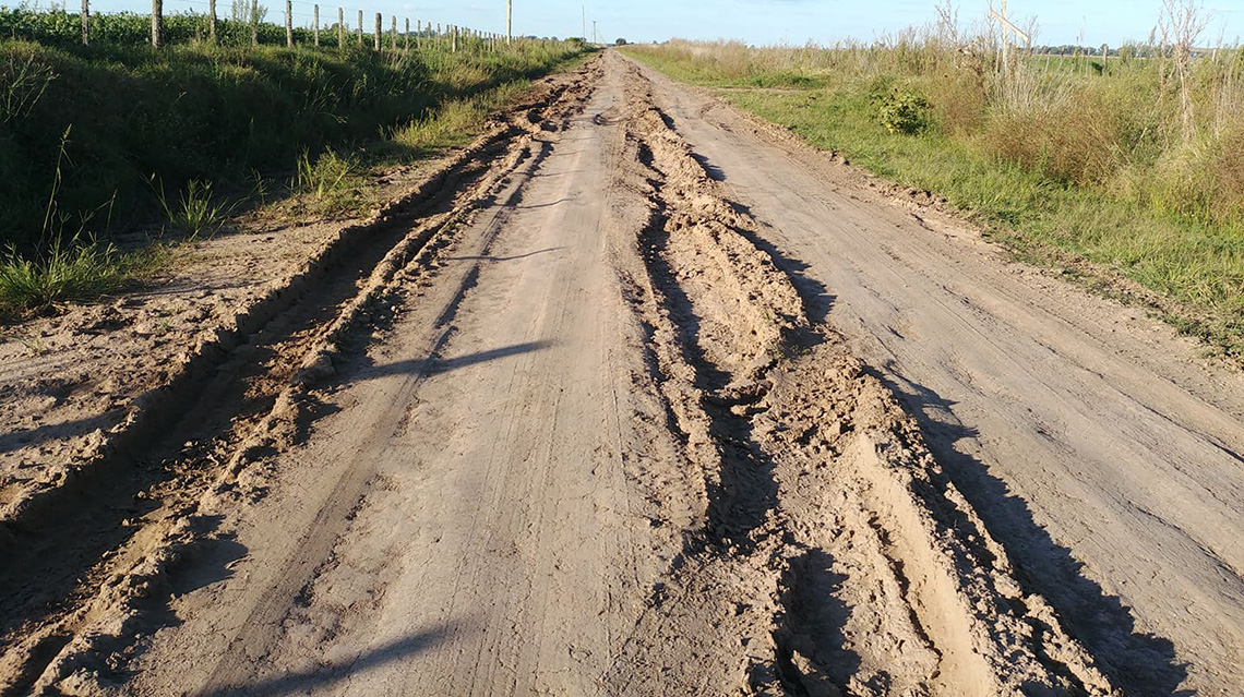 Caminos en mal estado