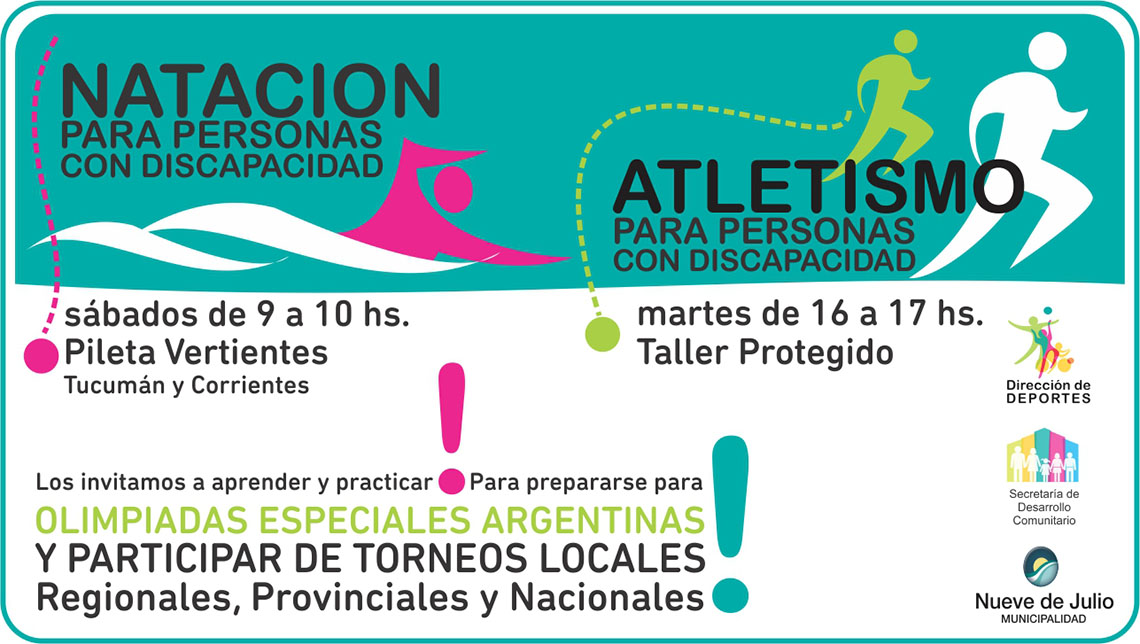 ​Nataci&oacute;n y atletismo