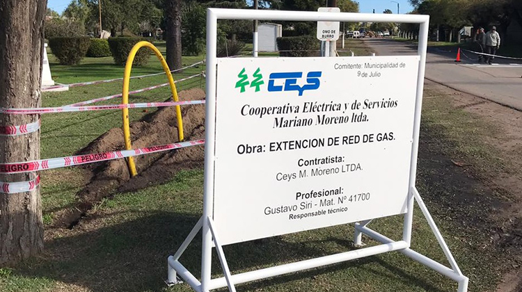  Obras de gas en El Provincial