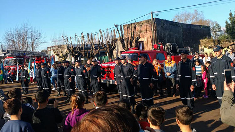 ​Patricios puso en marcha el Destacamento de Bomberos Voluntarios