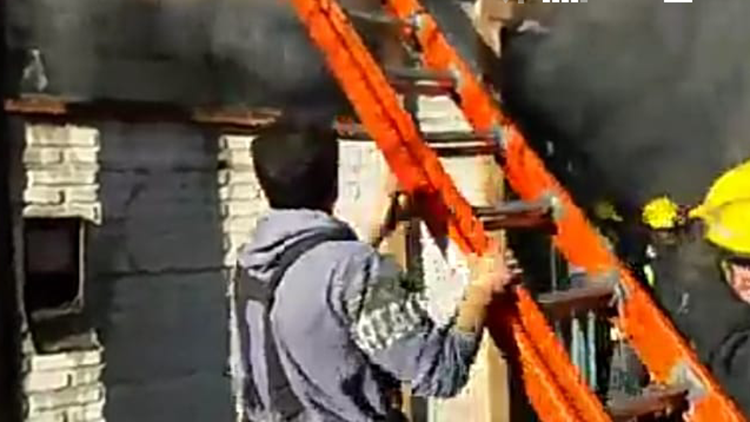 Incendio en una carpinteria