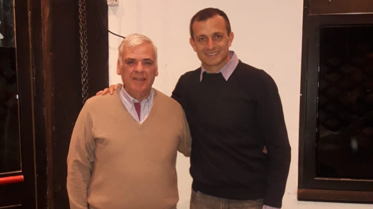 Battistella junto a Bucca