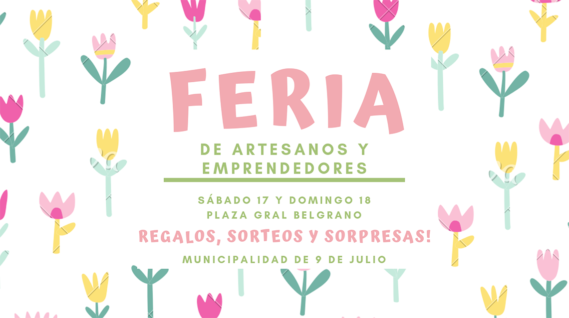 Feria de artesanos y emprendedores