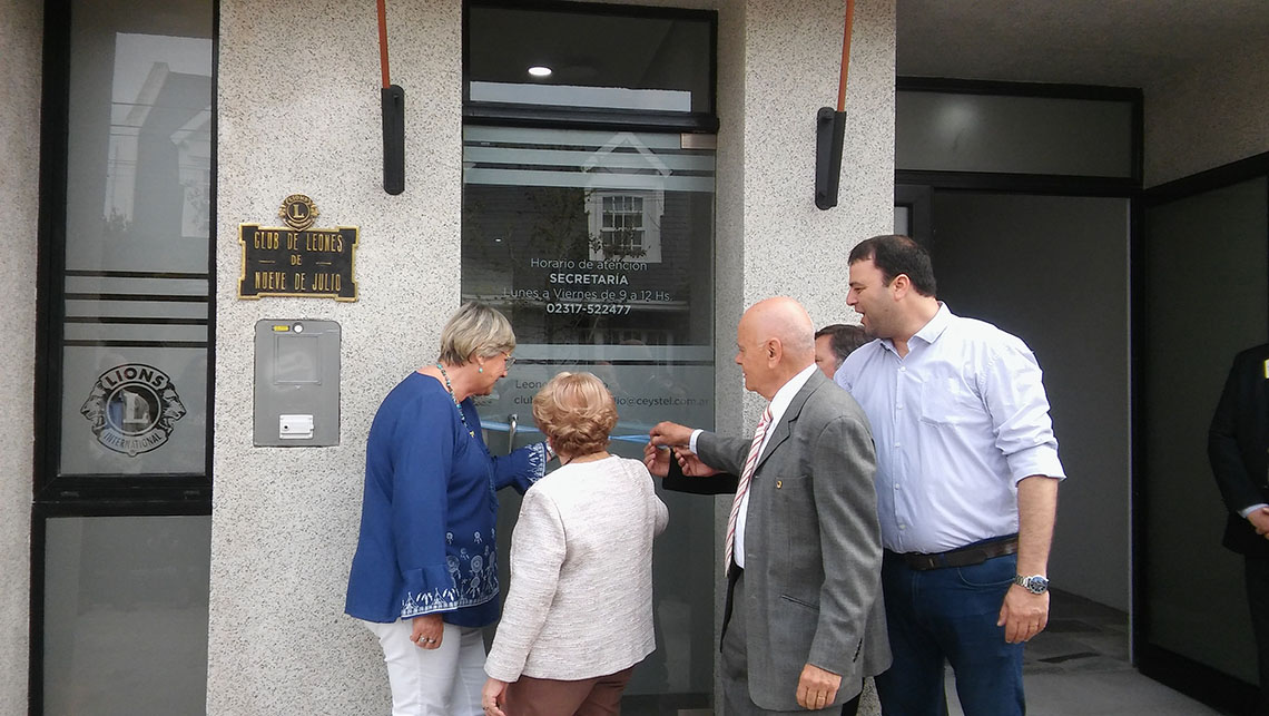 ​Qued&oacute; inaugurada sede del Club de Leones
