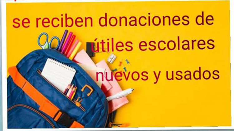 Campa&ntilde;a de &uacute;tiles escolares