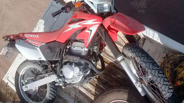 ​Motociclista herido