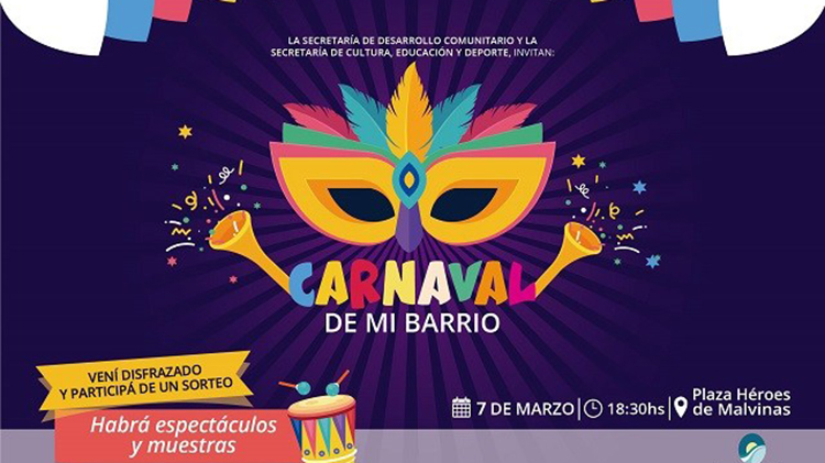 ​Llega el &ldquo;Carnaval de mi Barrio&rdquo;