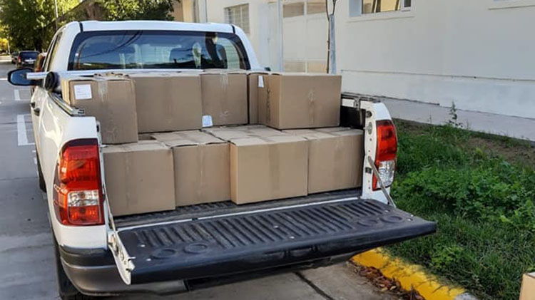 Llegaron los insumos para el Comit&eacute; de Crisis de Salud