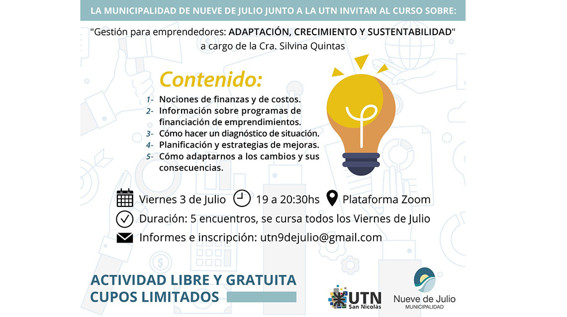 ​Curso de gesti&oacute;n para emprendedores