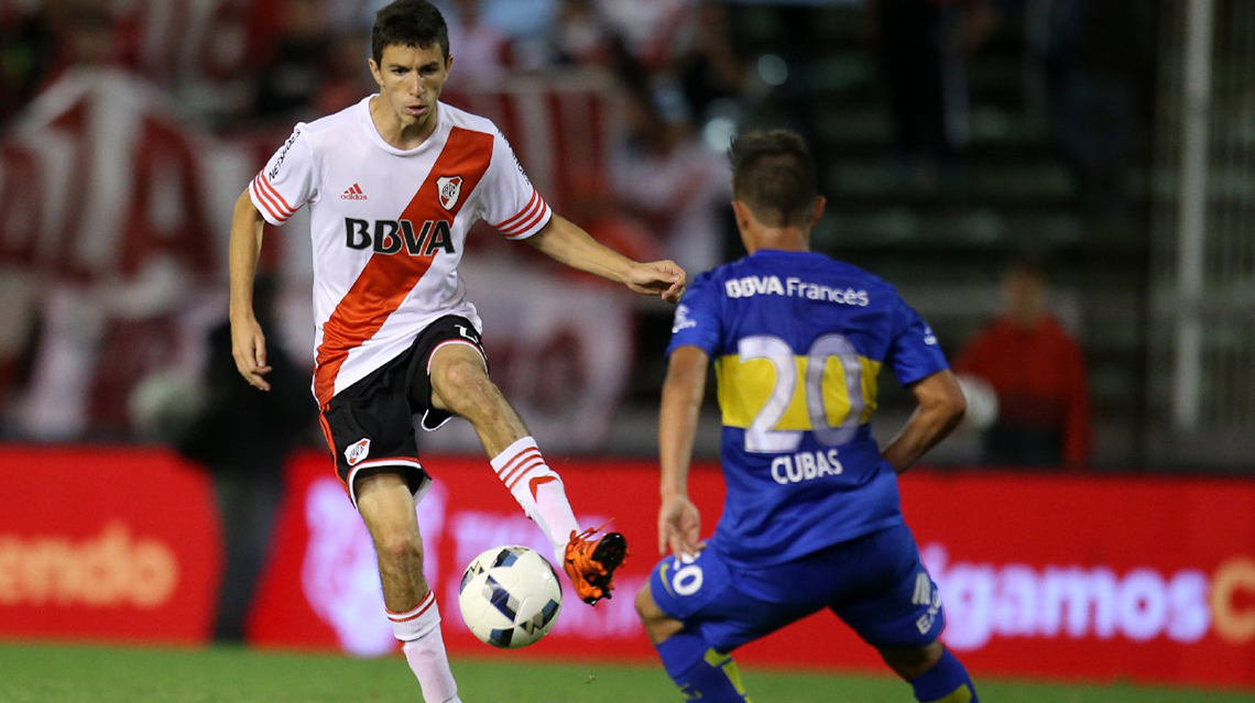 Un banda rumbo al Monumental 