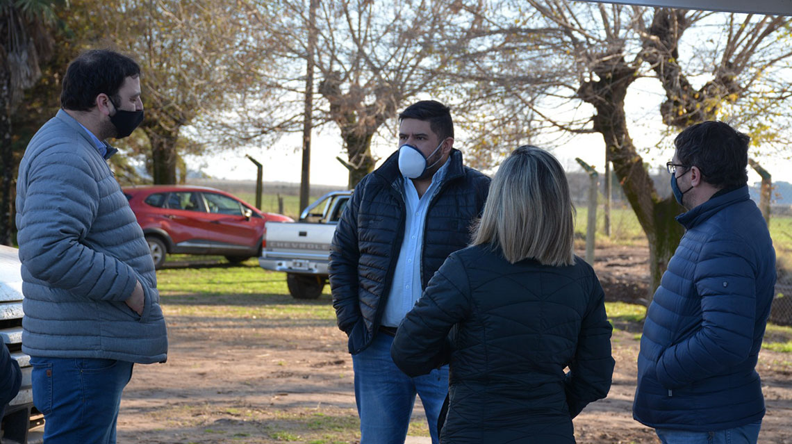 ​Barroso visitó empresas y emprendedores de Naón