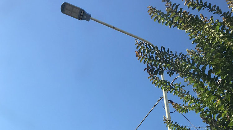 Nuevas columnas de alumbrado