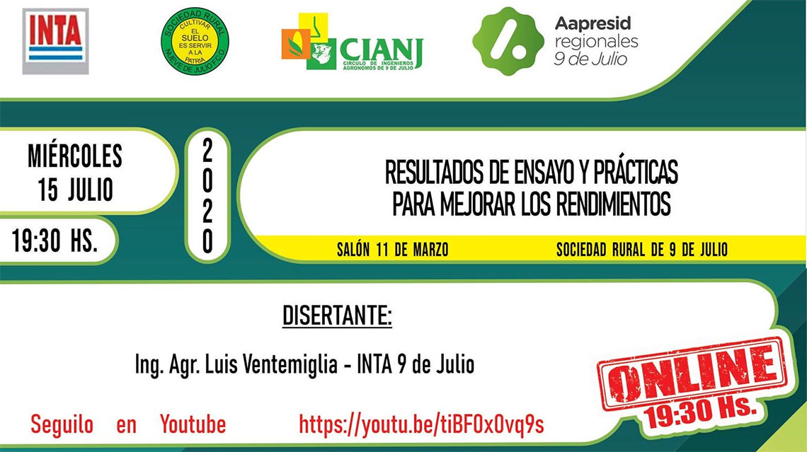 Charla sobre ma&iacute;z y girasol