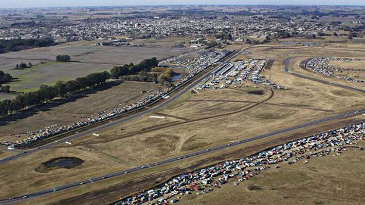 Importante visita al aut&oacute;dromo de 9 de Julio